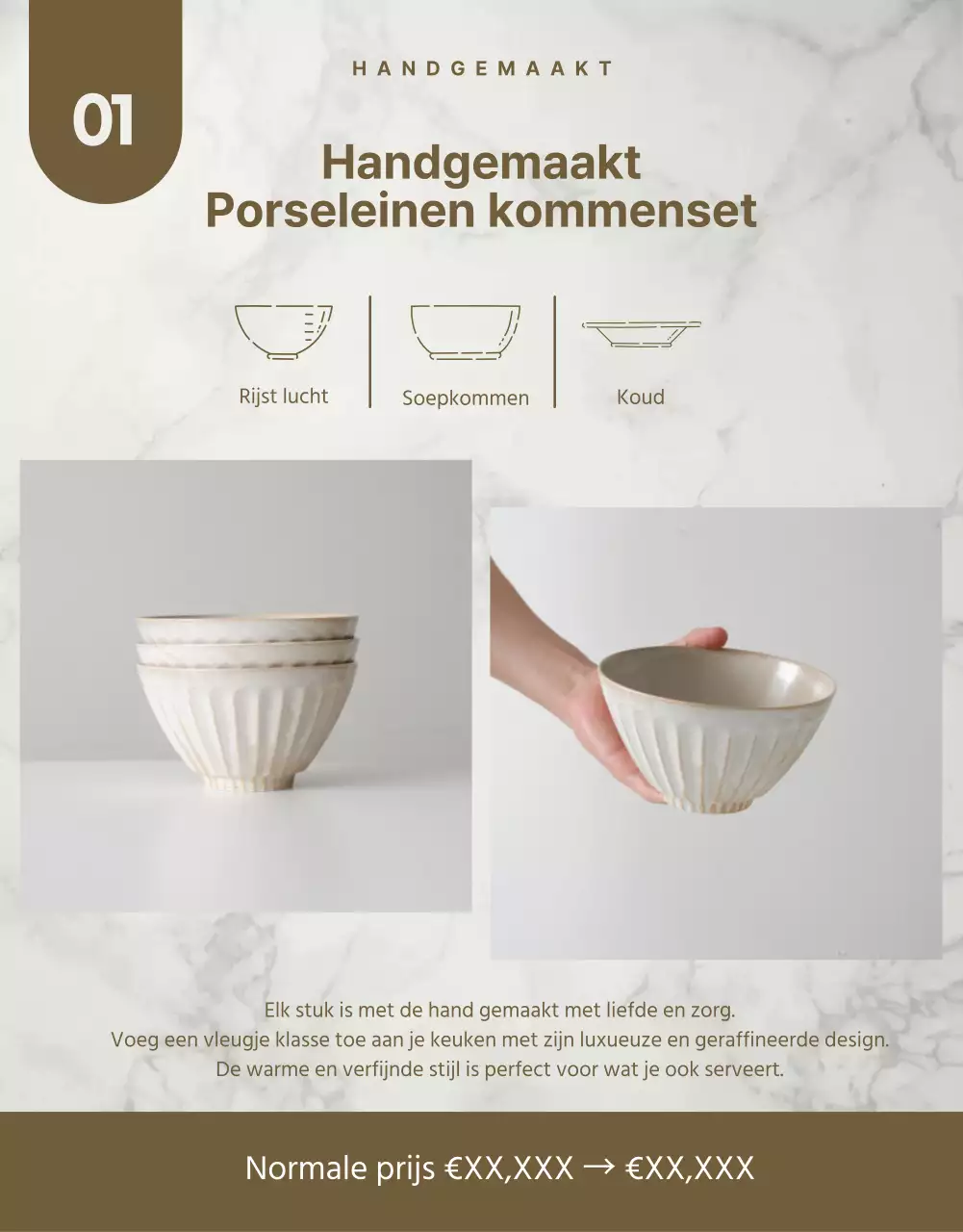 Promoot modern housewarming cadeau keukengerei in beige