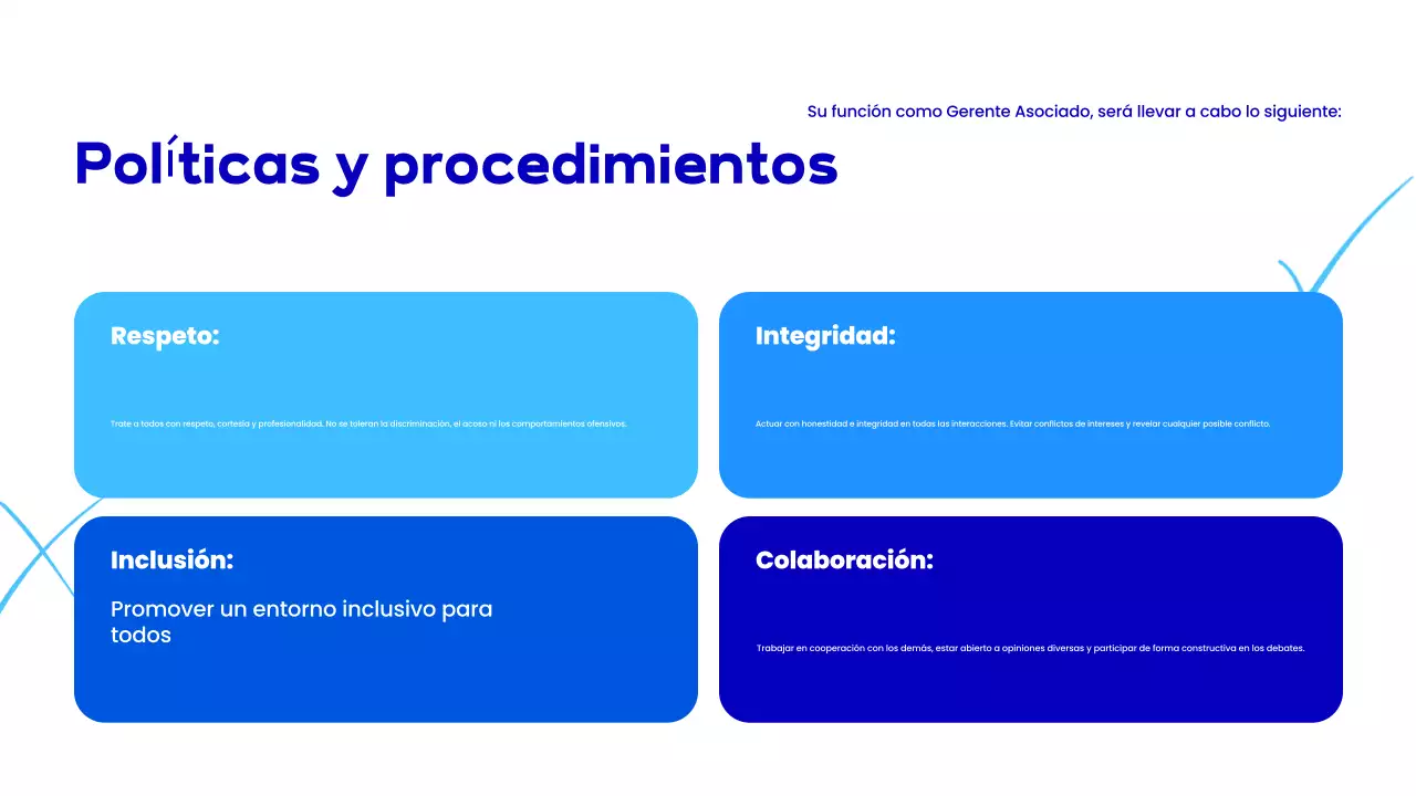 blue modern employee onboarding presentation