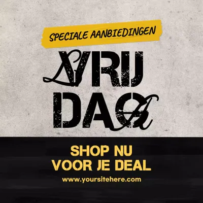 promotie zwarte vetverkoop