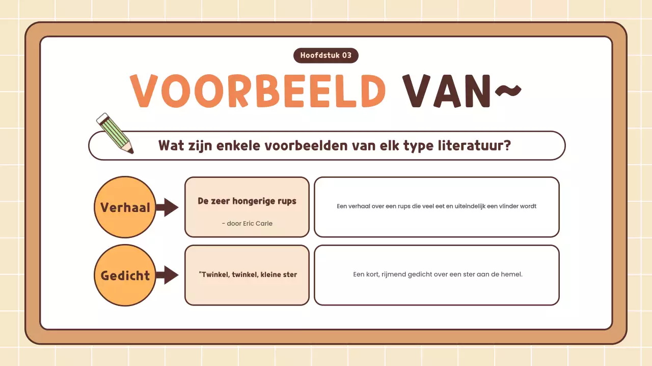 oranje eenvoudige literatuurcursus