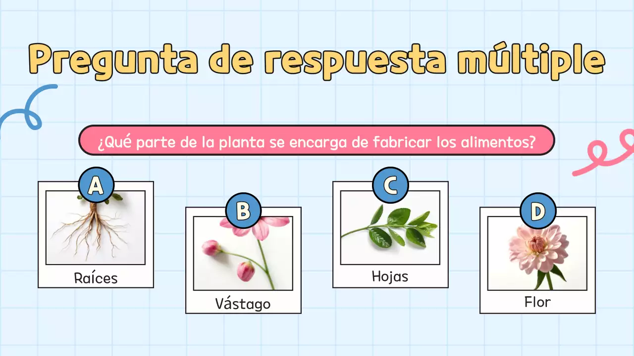 Prueba amarilla para la presentación de estudiantes en la escuela