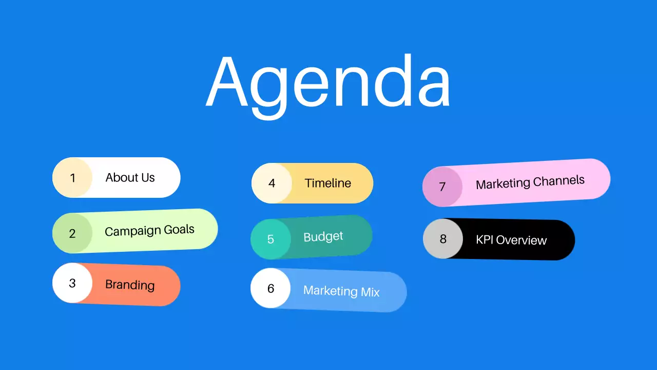 Blue Modern Marketing Plan Presentation