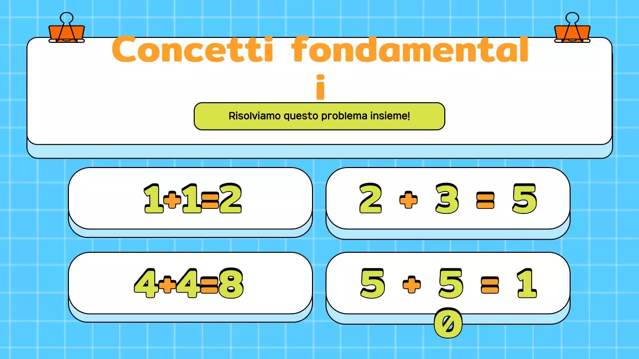 Corso di matematica allegro e blu