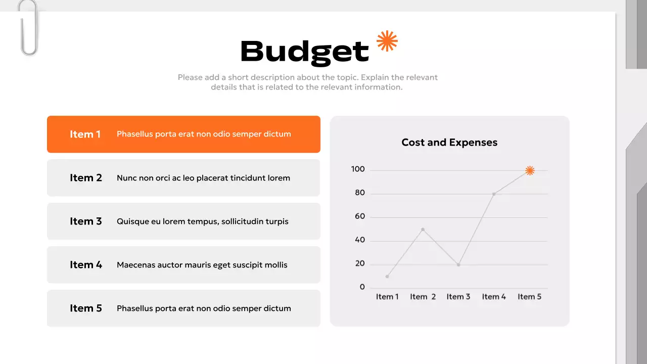 Orange Professional Marketing Plan Presentation