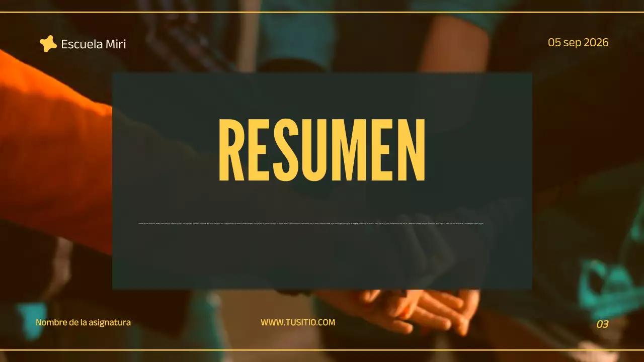 presentación de un proyecto profesional ecológico