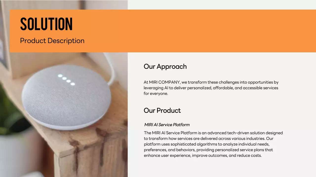 Orange Modern Business Pitch Presentation