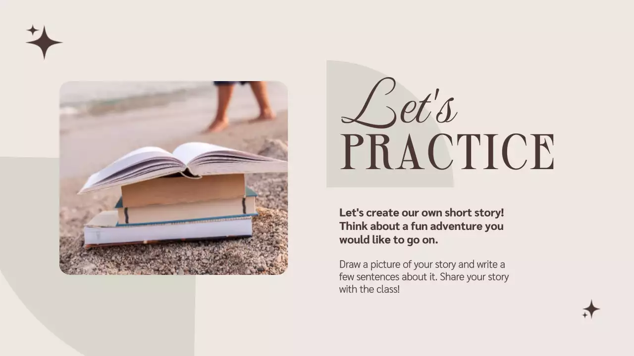 Beige Minimal Literature Course Presentation