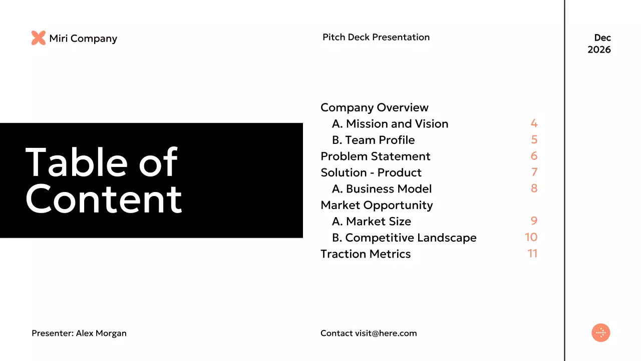 White Professional Business Presentation