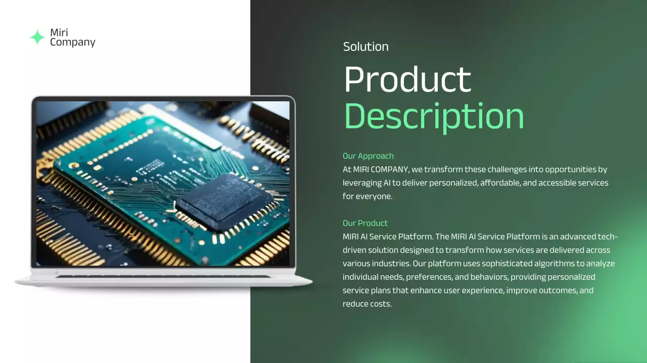 Green Professional Business Pitch Presentation