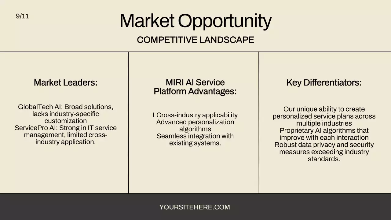 Beige Minimal Business Pitch Presentation