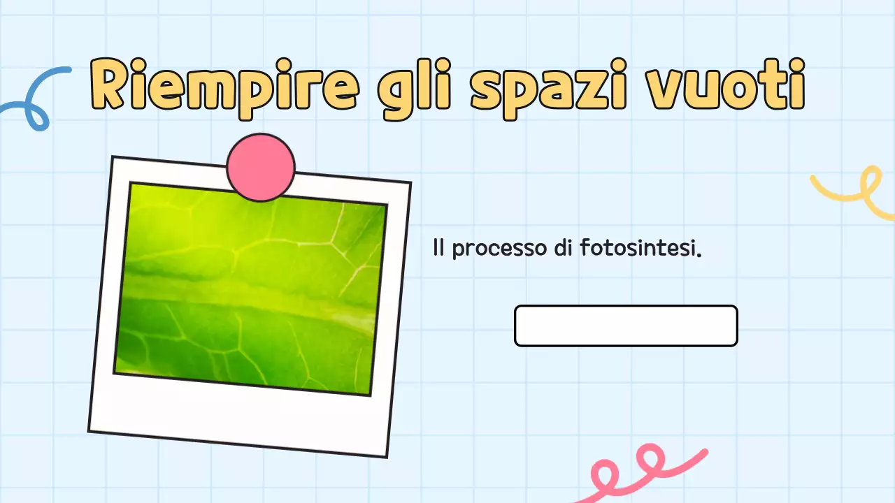 Quiz giallo per la presentazione degli studenti della scuola