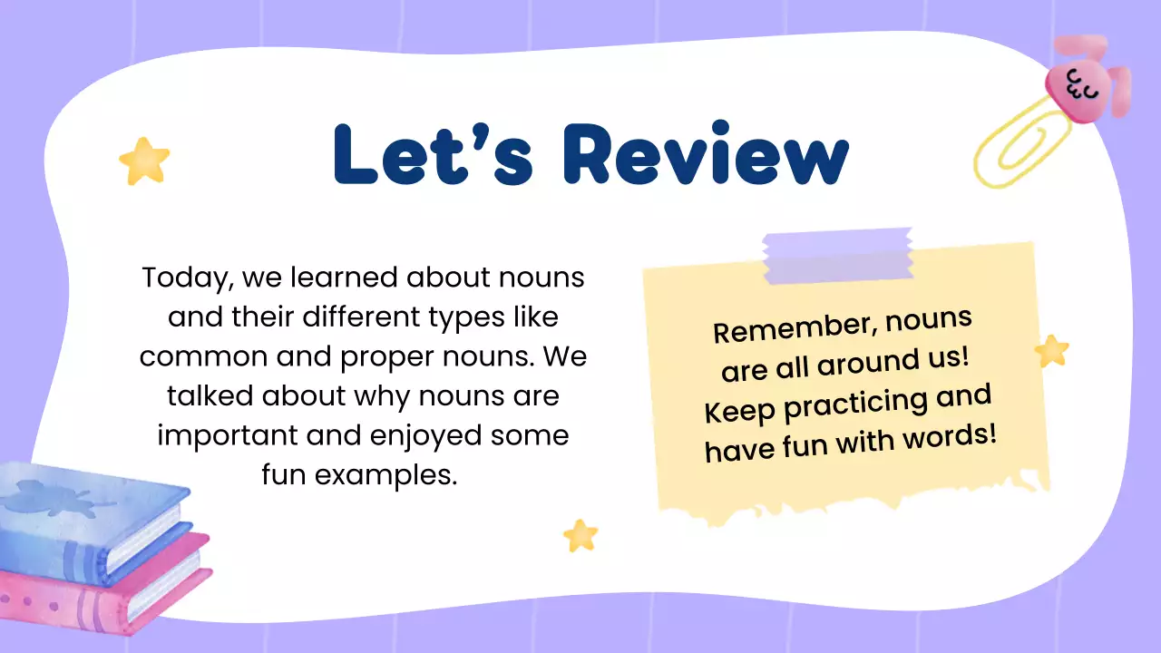 Yellow Simple Grammar Class Presentation