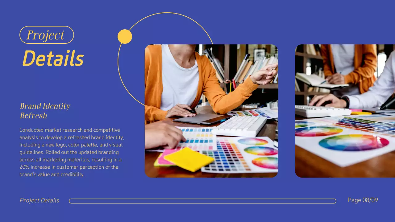 Blue Creative Portfolio Resume Presentation