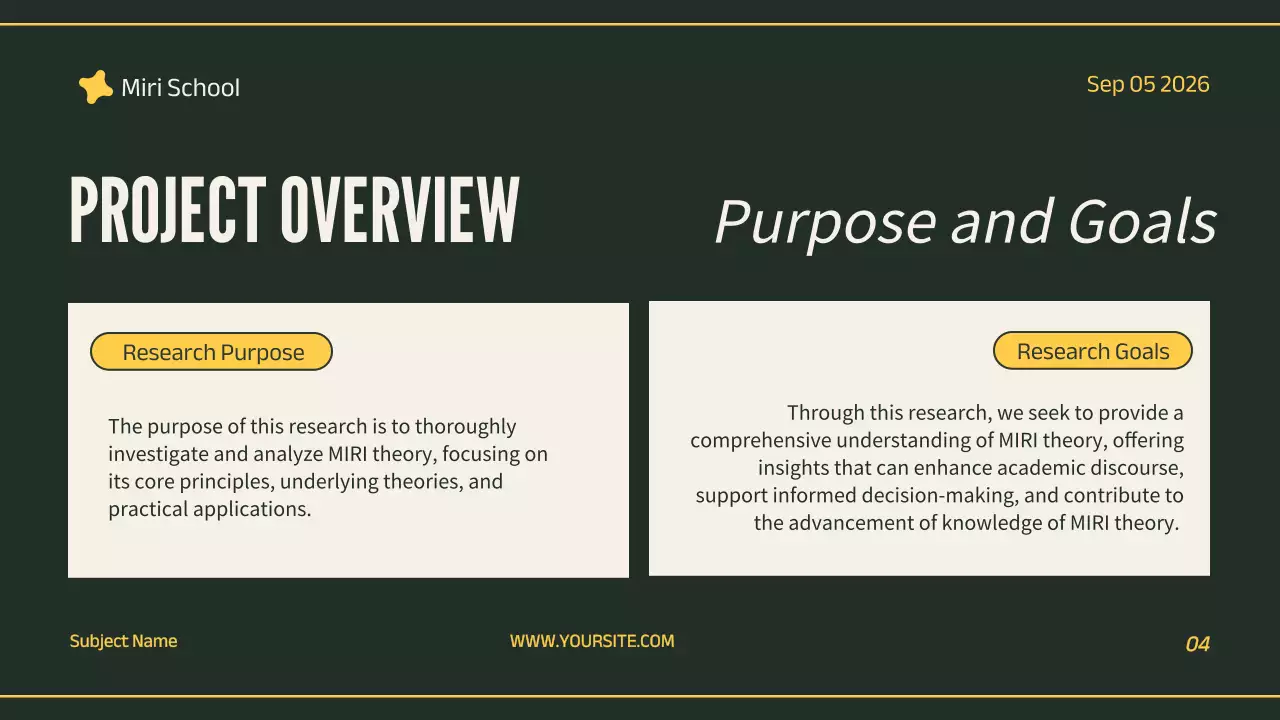 Apresentação do Projeto Profissional Amarelo