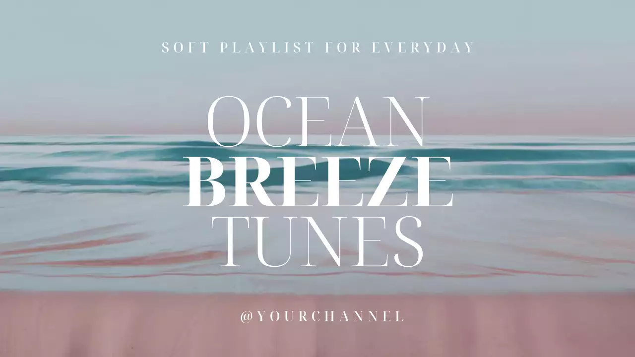 Blue Minimal Playlist Advertisement YouTube Thumbnail