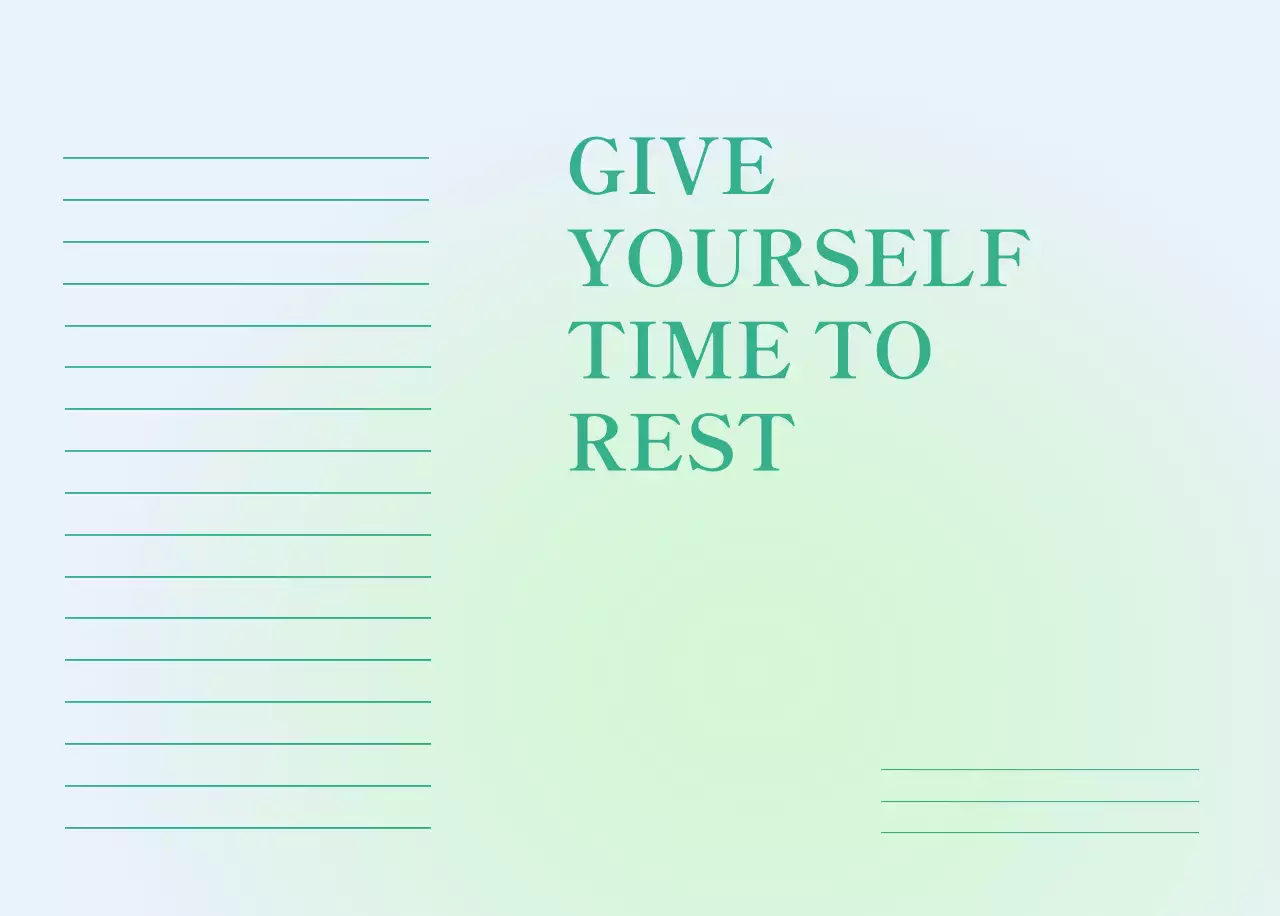 그라데이션 미니멀 달력 캘린더