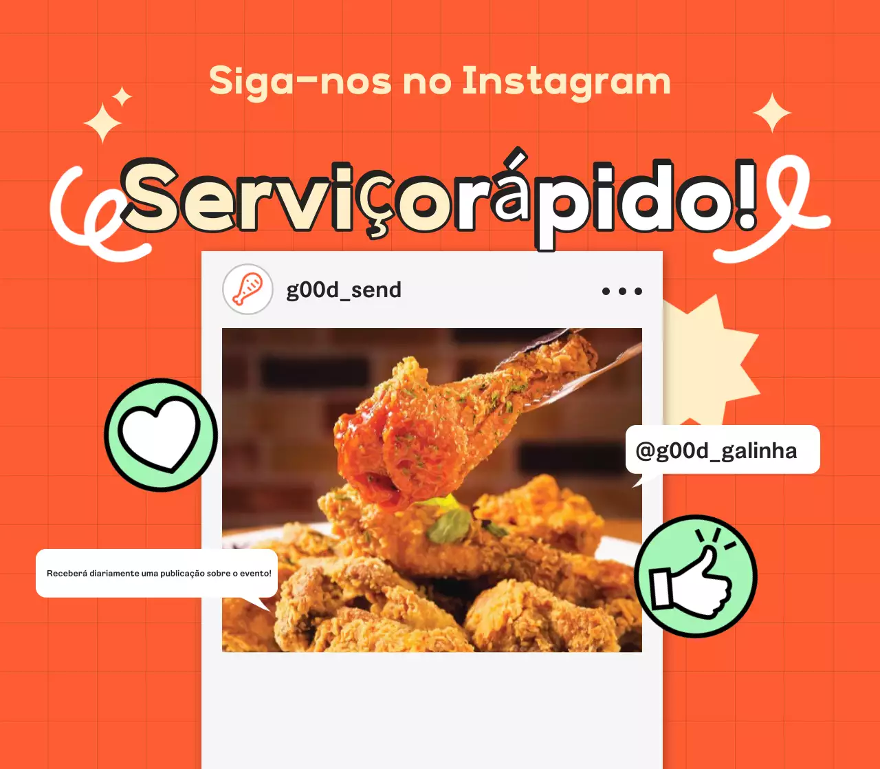 Promover eventos da Orange Pop nas redes sociais