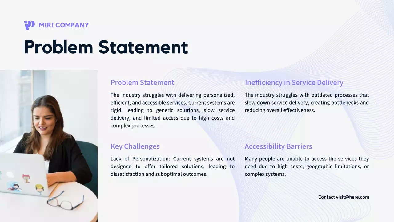 Navy Modern Business Promotion Presentation