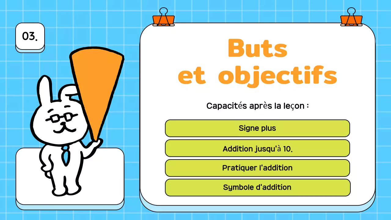 Cours de mathématiques bleu gai