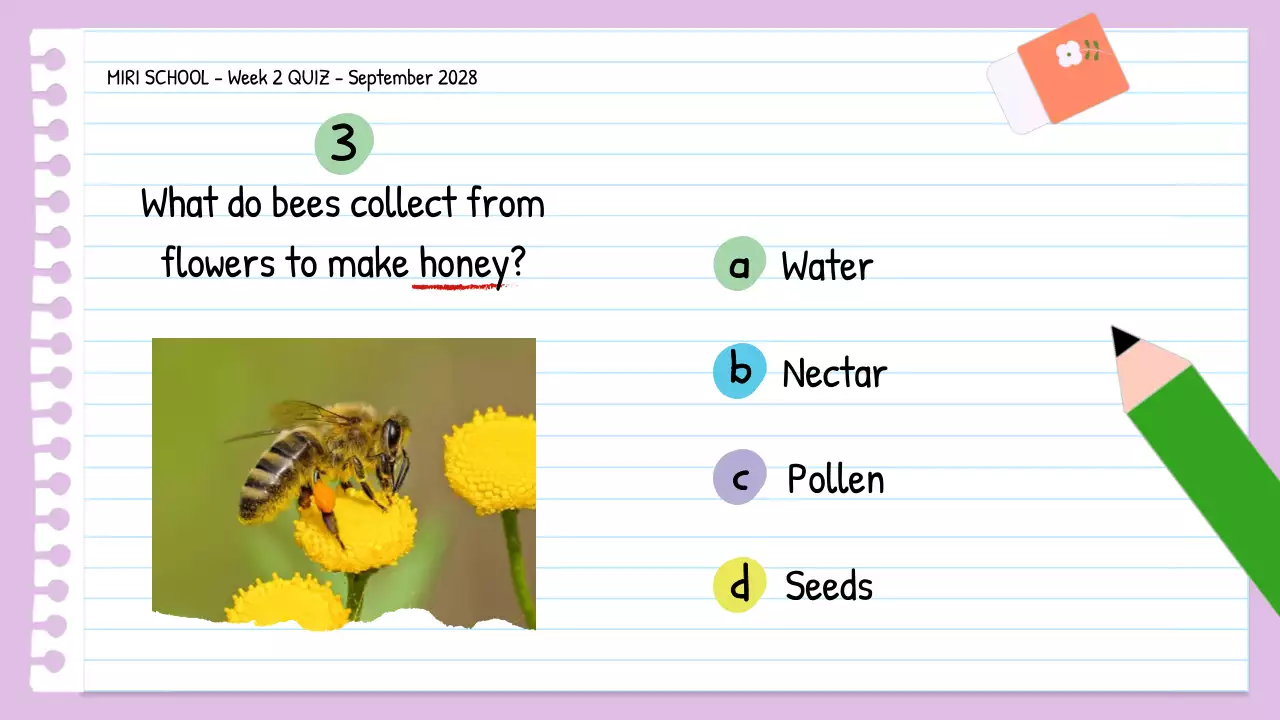 Orange Simple Quiz Announcement Presentation