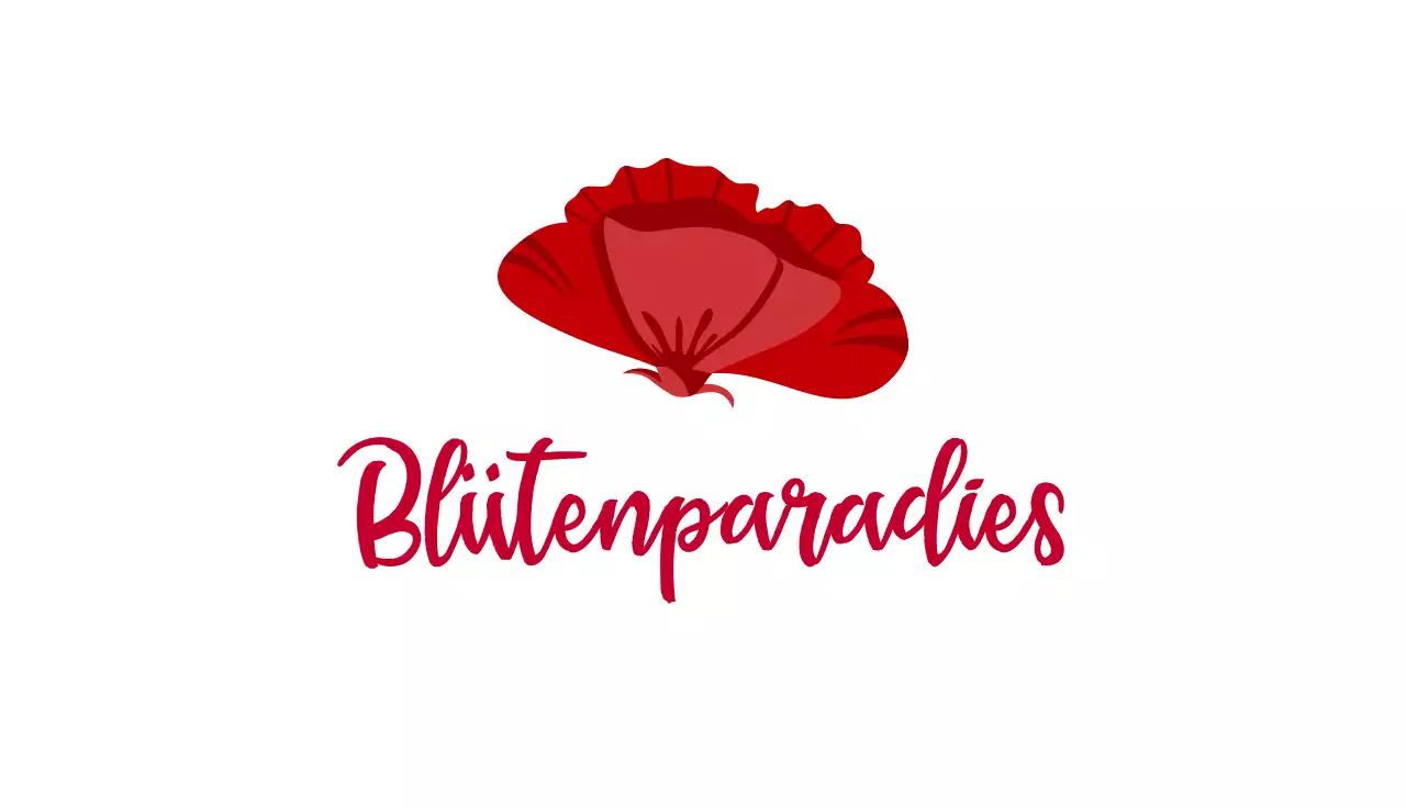 rote Minimal-Visitenkarte