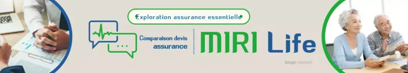 Publicité moderne pour une assurance-vie en vert
