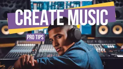 Purple Modern Music Guide YouTube Thumbnail