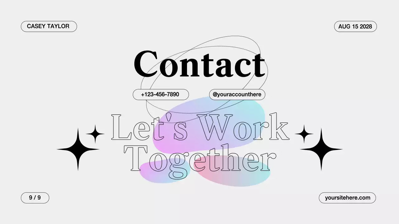 White Modern Portfolio Presentation