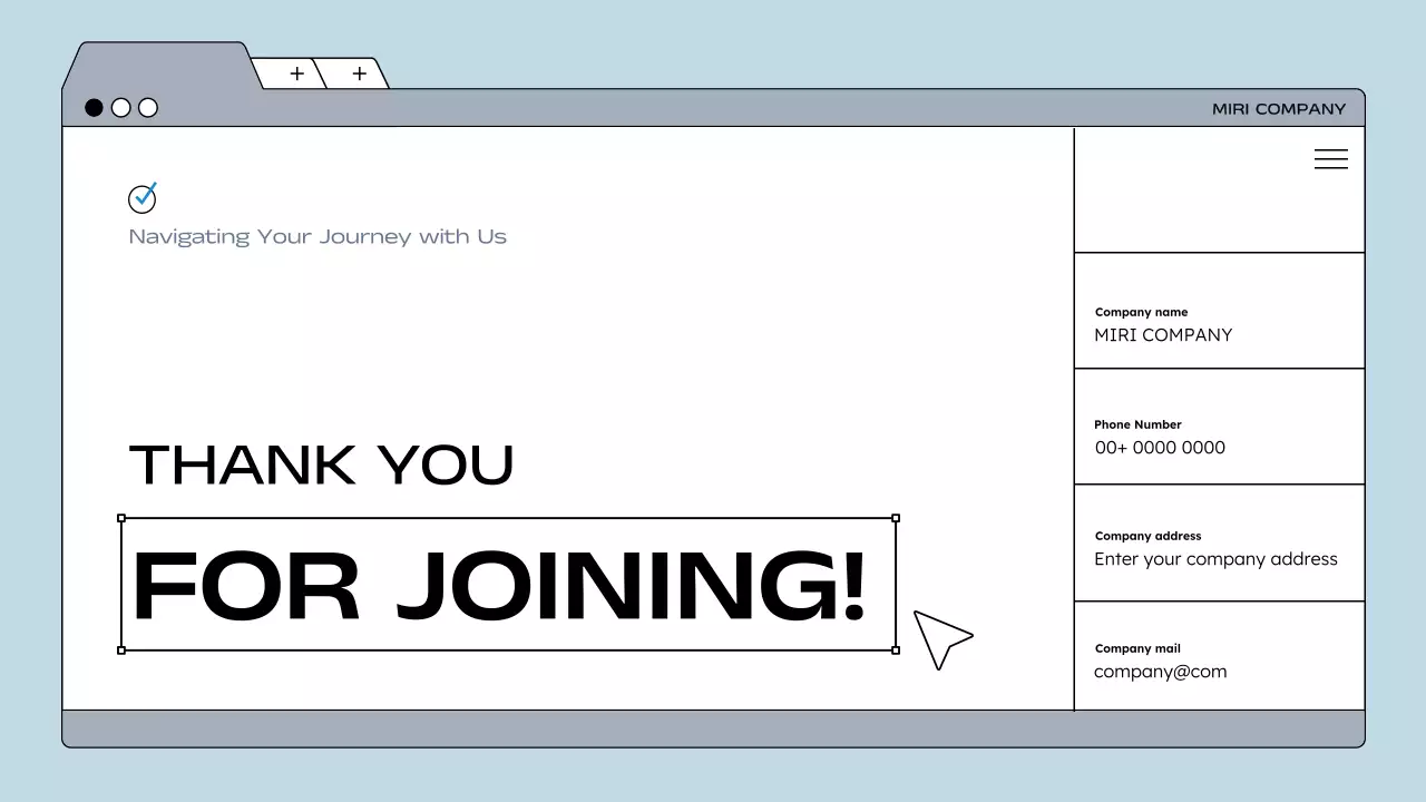 Bài thuyết trình hướng dẫn nhân viên tối giản màu xanh