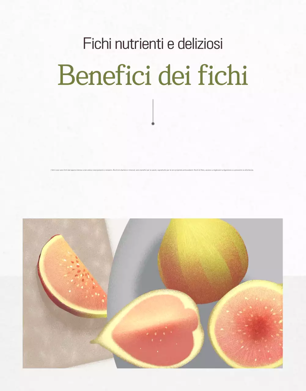 Promozione delle vendite di fichi eleganti in bianco e grigio