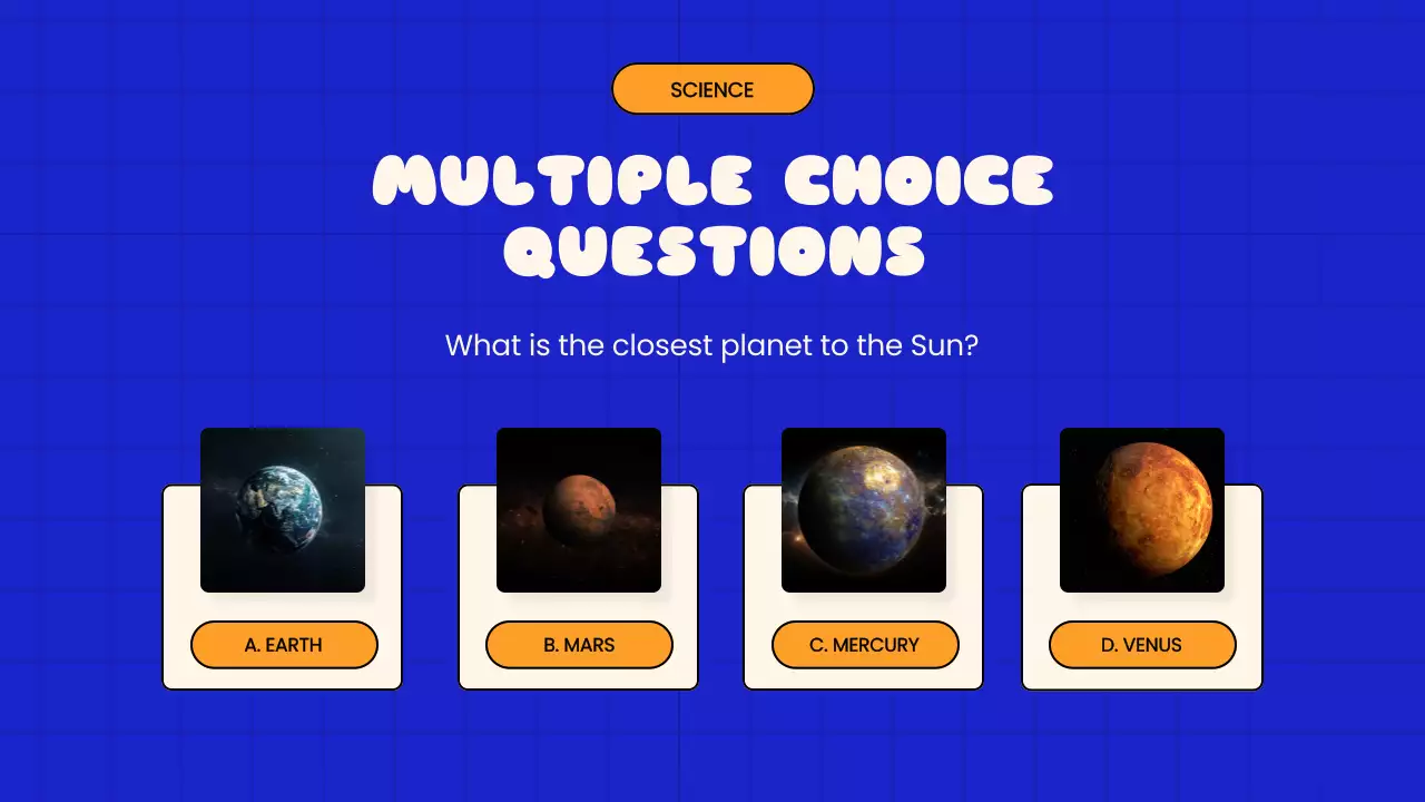 Blue Modern Quiz Guide Presentation
