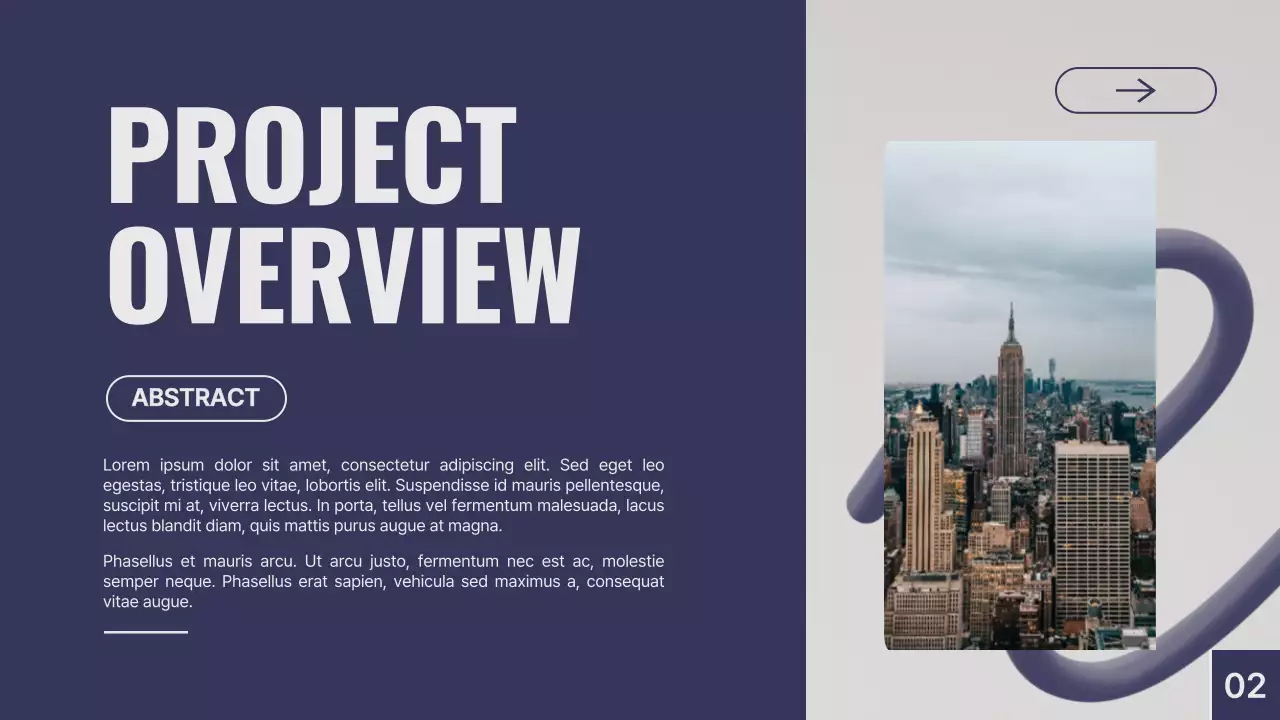 Blue Modern Project Presentation