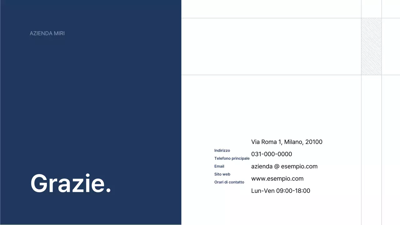 Promozione del profilo aziendale di Blue Simple Manufacturing