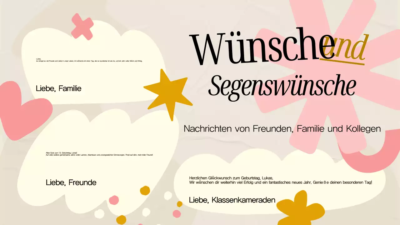 Rosa und graue minimale Geburtstagskarte