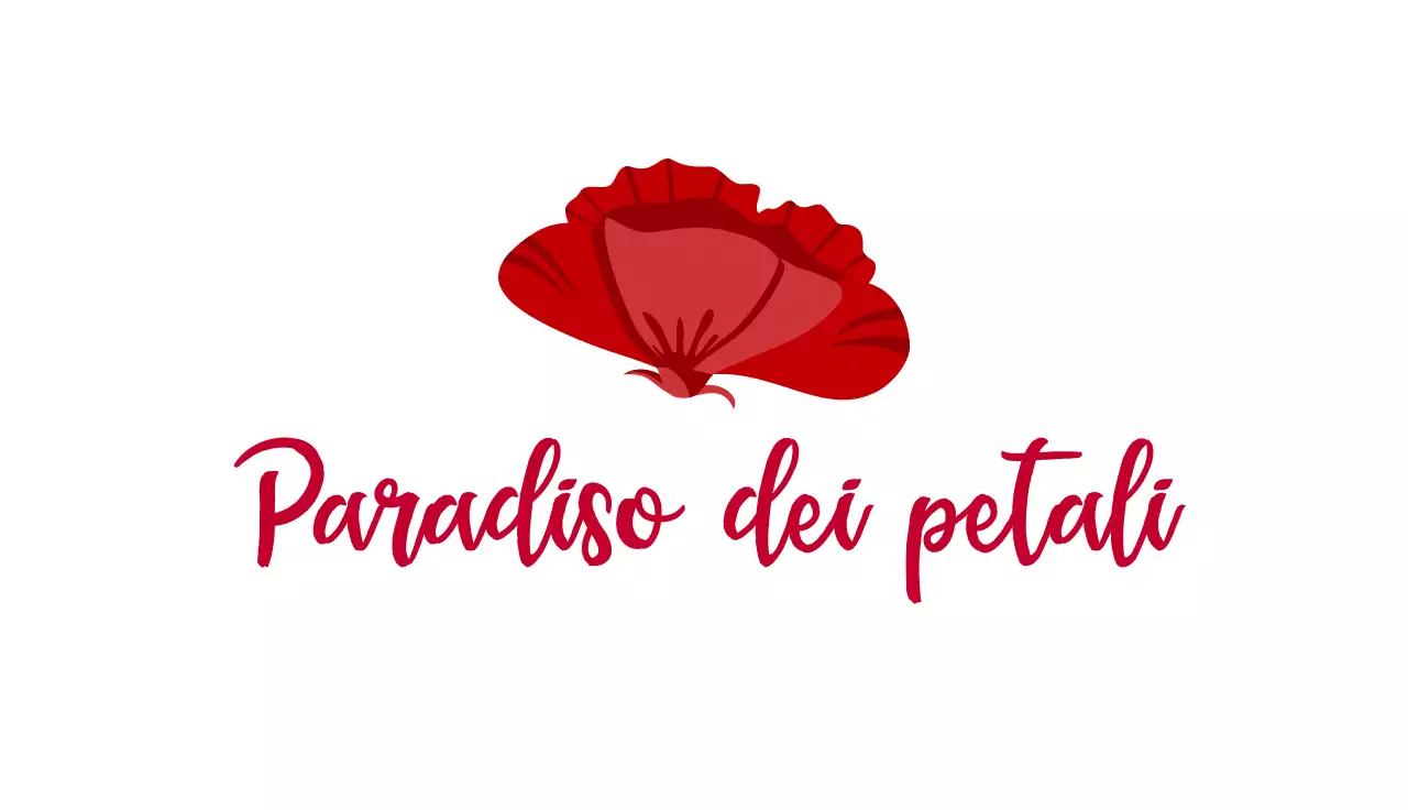 biglietto da visita minimal rosso