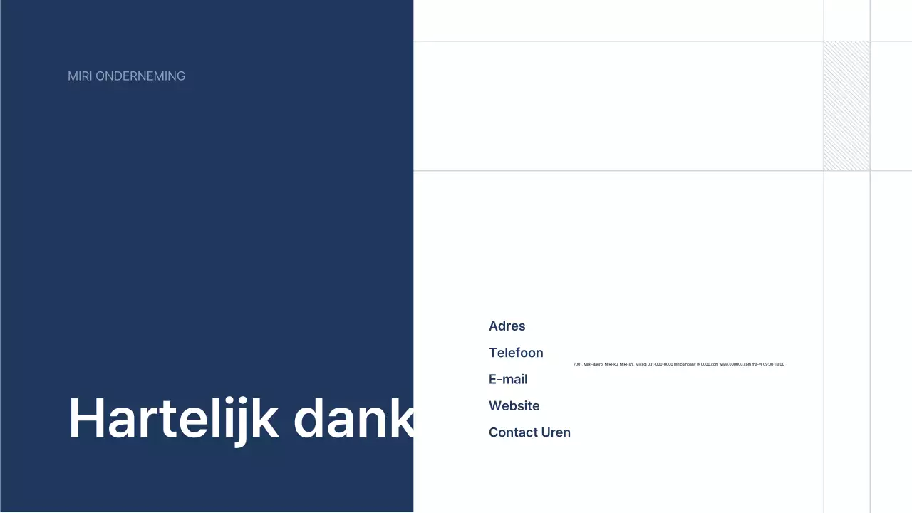 Blue Simple Manufacturing Bedrijfsprofiel Promotie