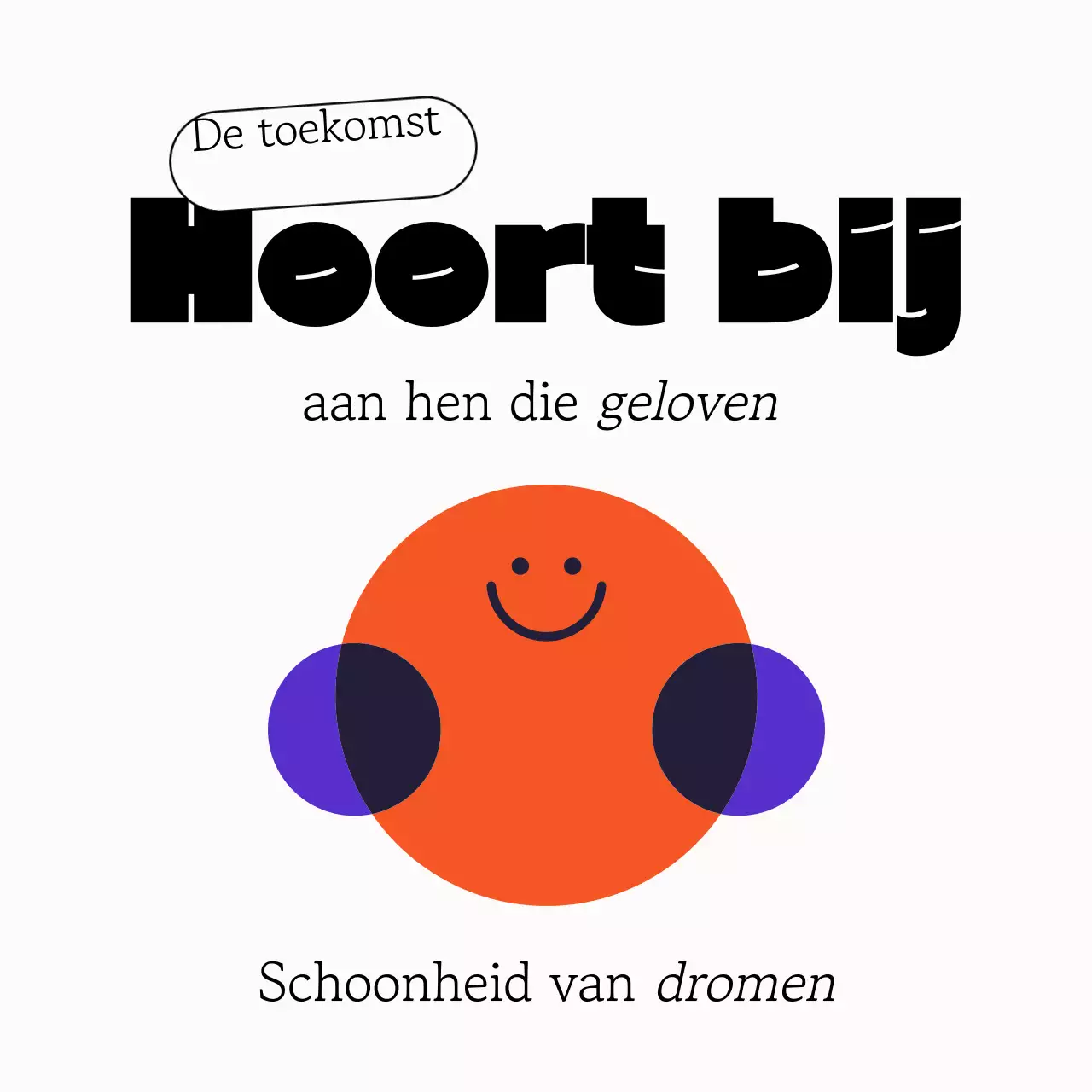 Trendy Esthetisch Illustratief Leuk Minimal Abstract Geometrisch Kleurrijk Citaat