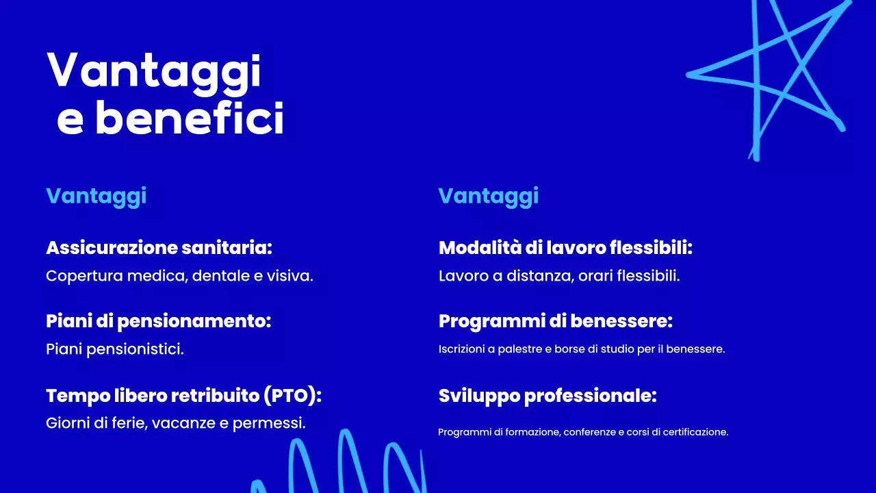 presentazione di onboarding dei dipendenti blu moderno