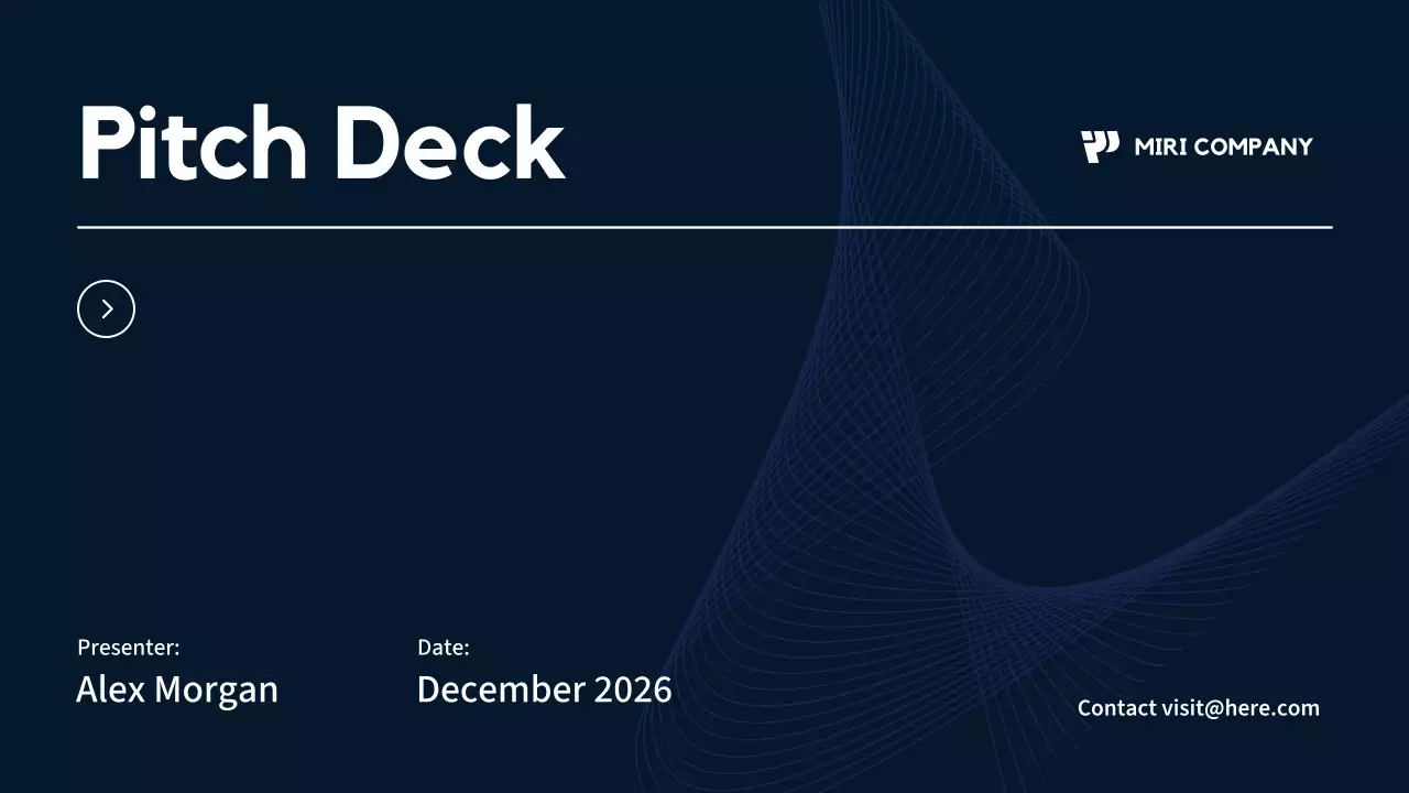 Navy Modern Business Promotion Presentation