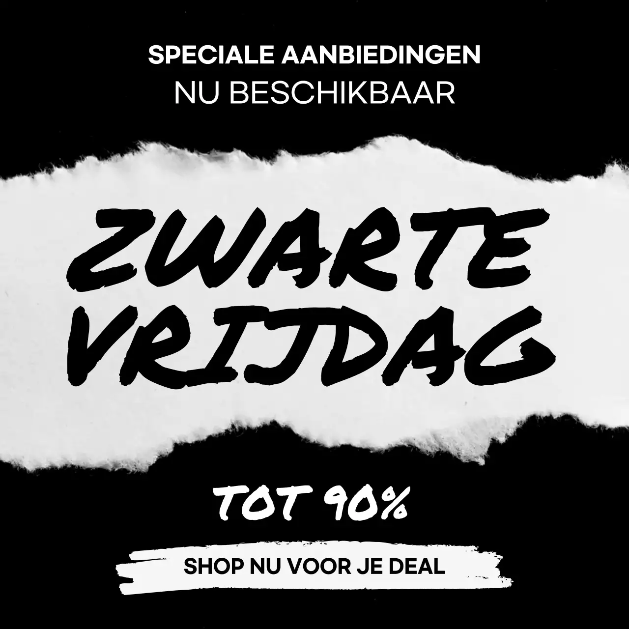 black bold promotie zwarte vrijdag