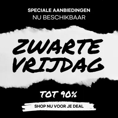 black bold promotie zwarte vrijdag