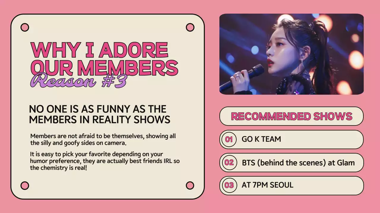 Pink Trendy Music Presentation