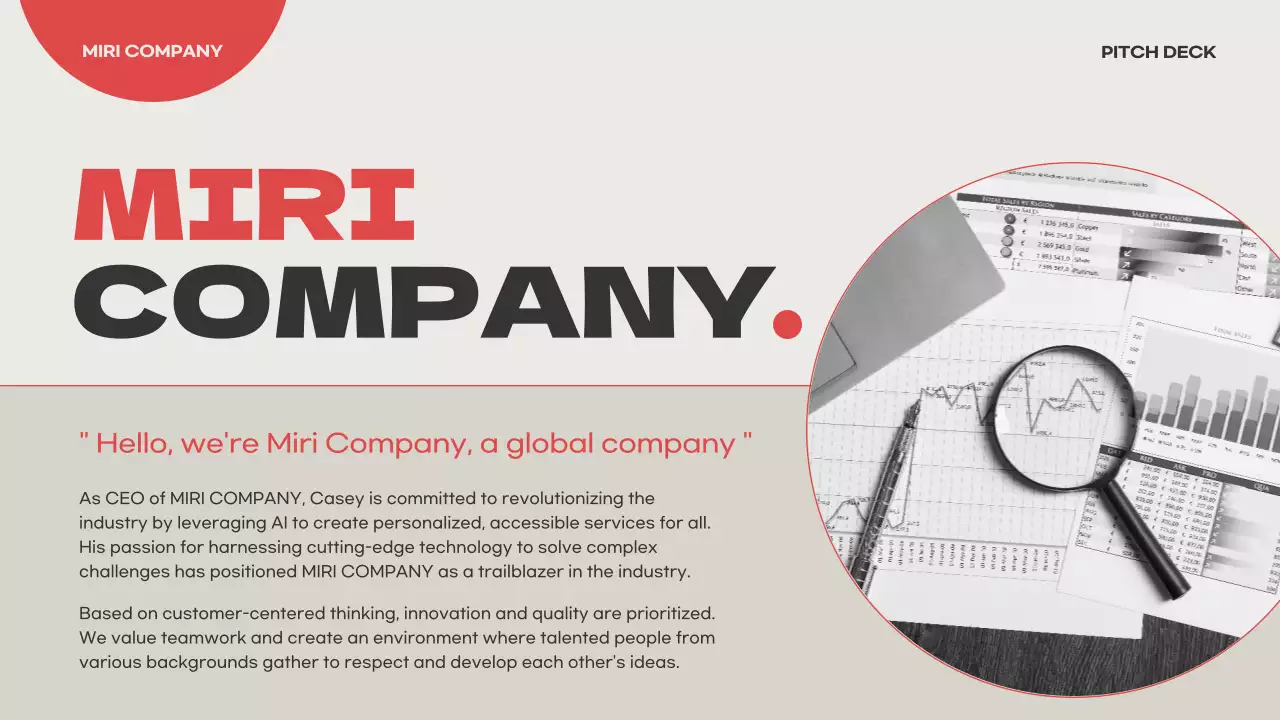 Red Modern Business Presentation