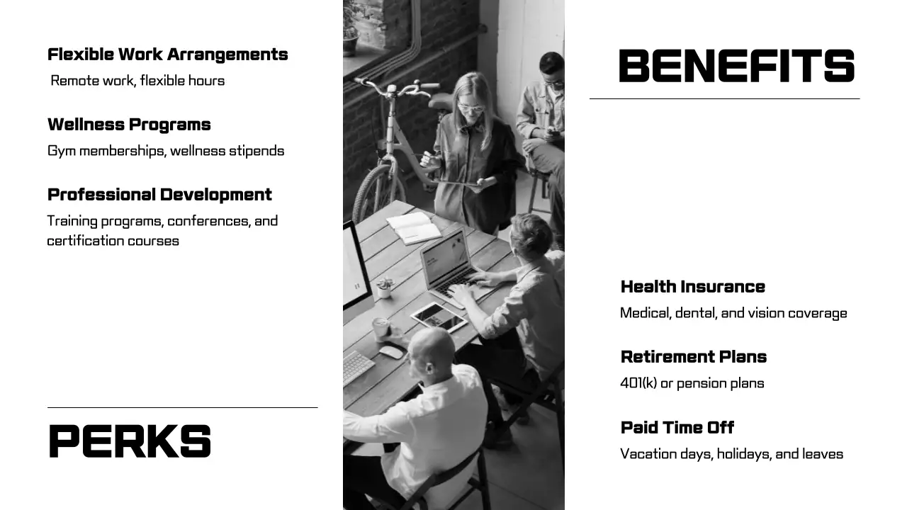 Black Modern Employee Guide Presentation