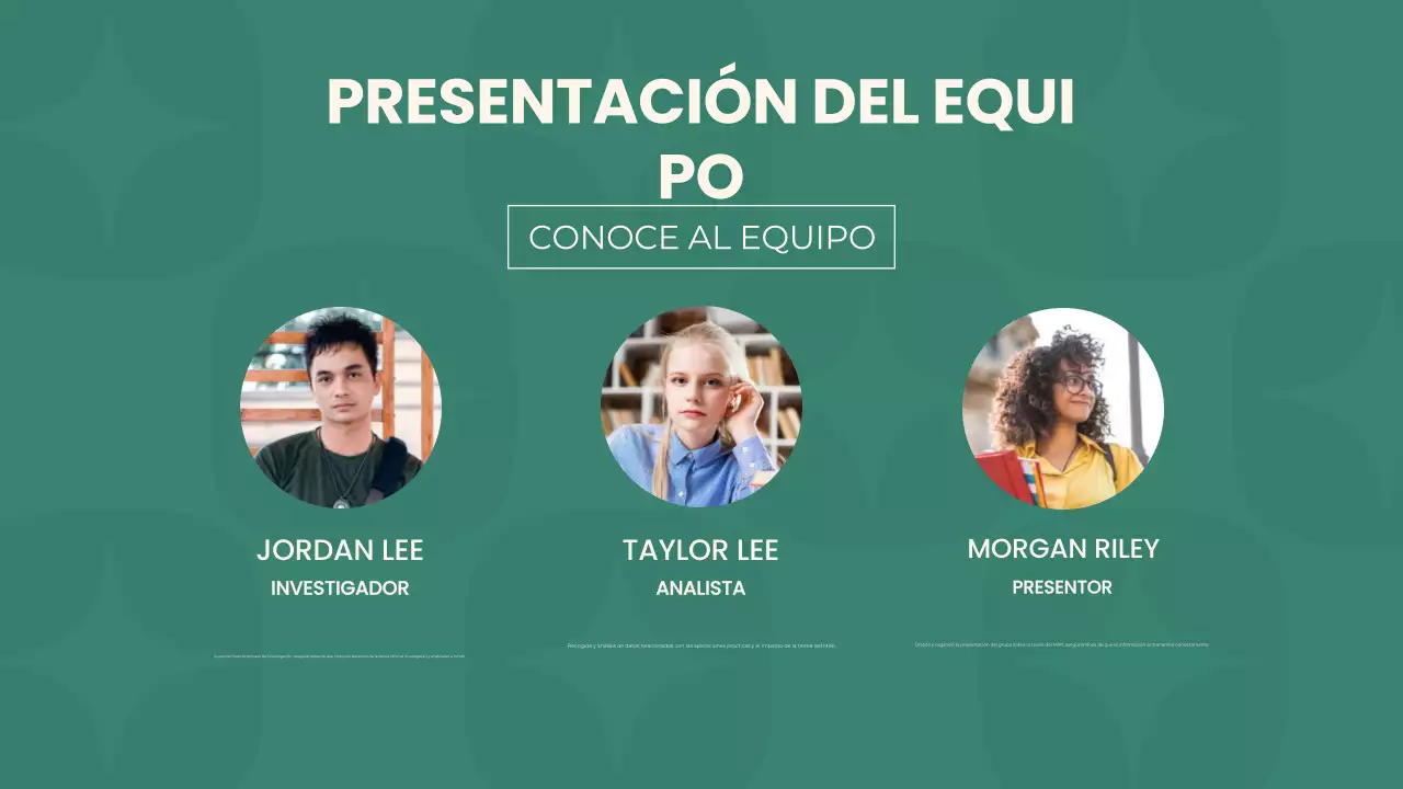 Presentación del proyecto de grupo Green Modern