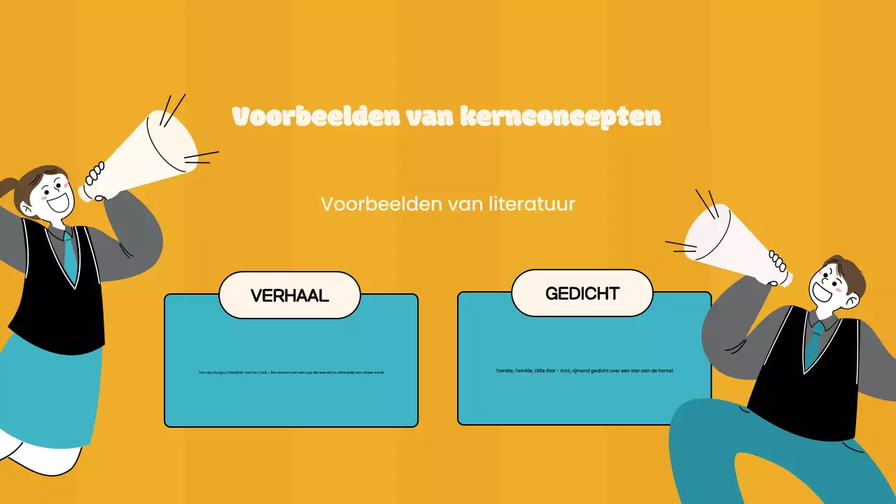 Cursus eenvoudige oranje literatuur