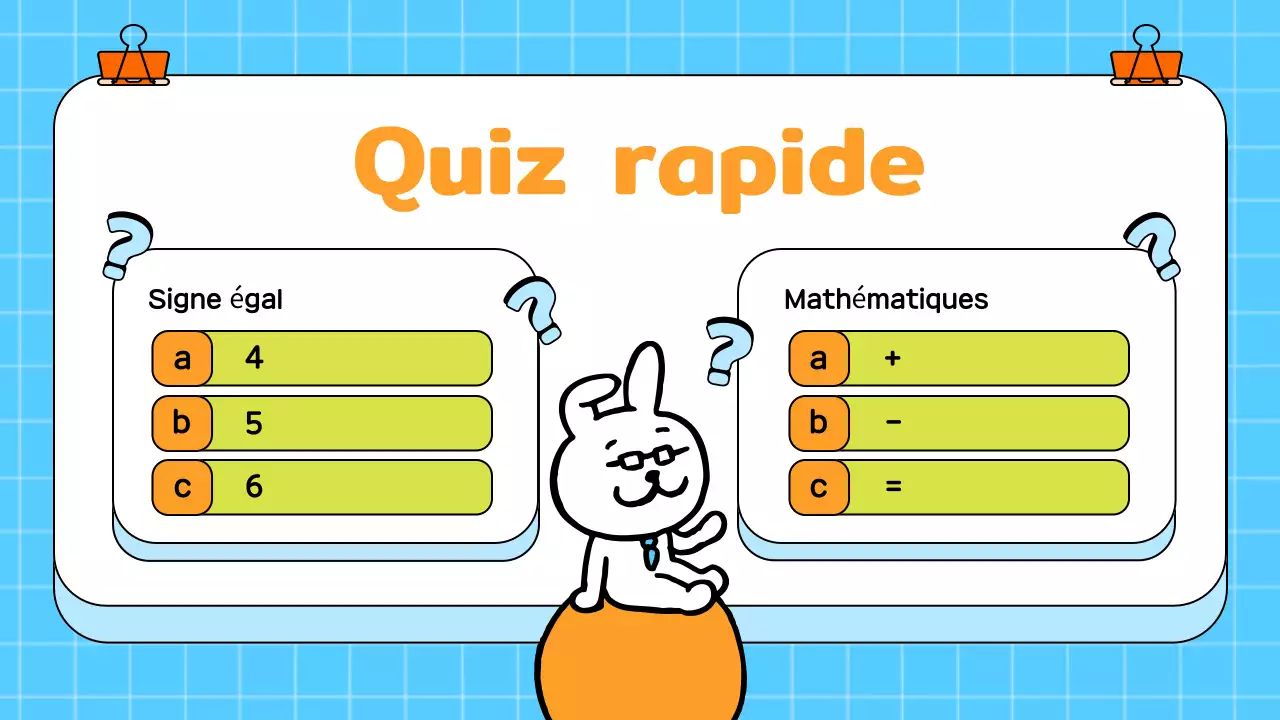 Cours de mathématiques bleu gai