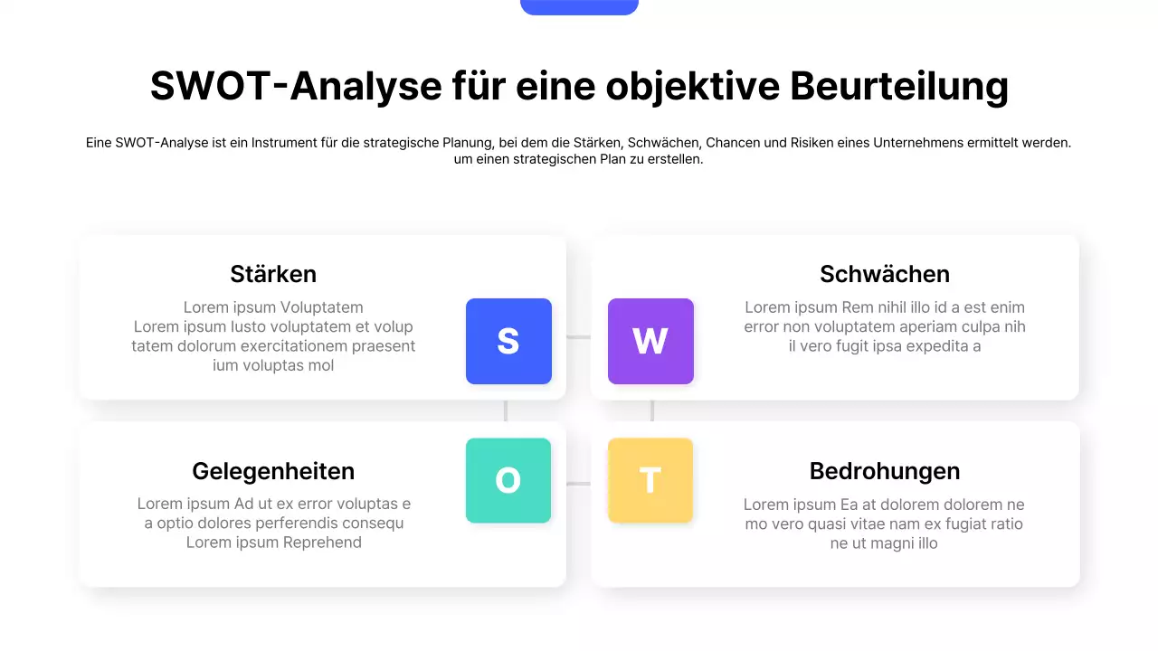 Blue Modern Verkaufsstrategieplan