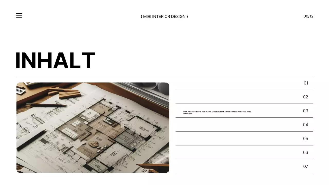 Ein Markenbriefing für eine moderne Büroeinrichtung in Schwarz und Weiß