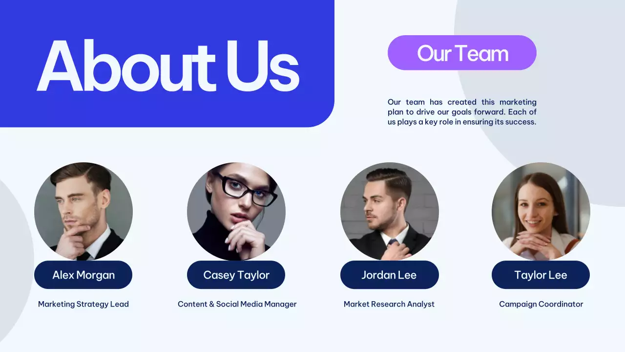 Blue Modern Marketing Presentation